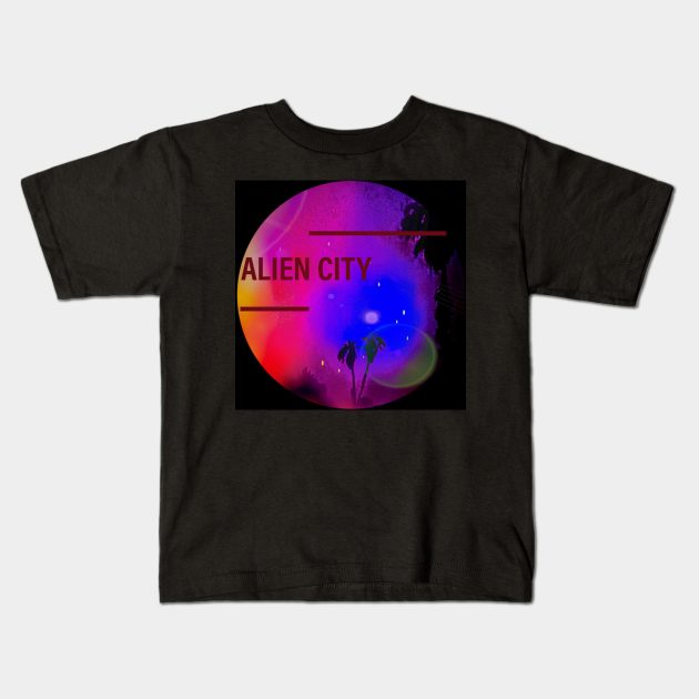 Circle in a Square Kids T-Shirt by NIZAM RECORDS 